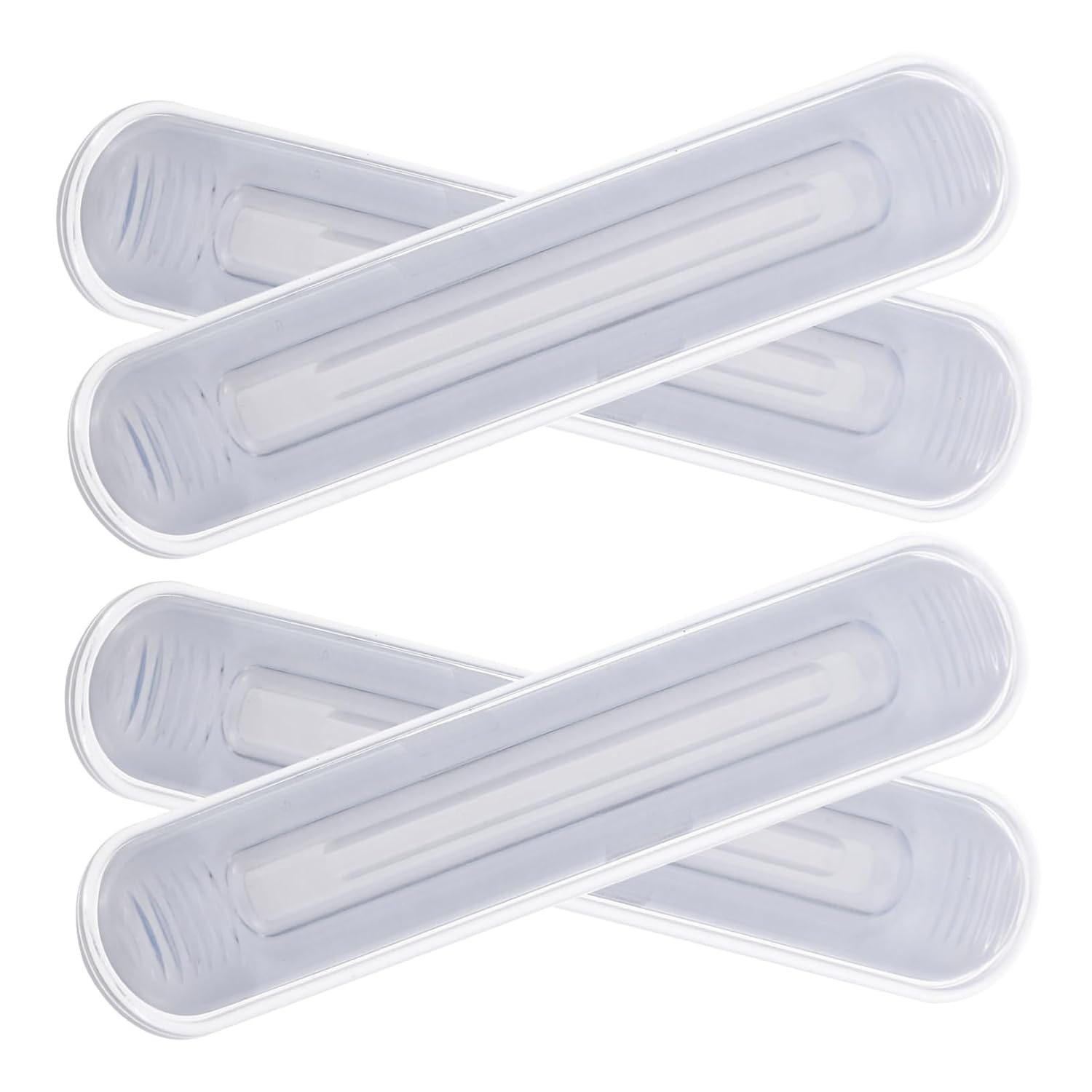 Gatuida 12pcs Cabinet Door Bumpers Adhesive Strip Wall Protector for Shower Door Furniture Bumpers for Wall