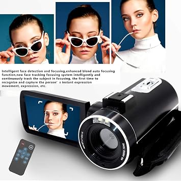 Camcorder 4K 30MP 18X Digital Zoom 3.0 Touch Screen Vlog Camera for YouTube Handycam 4K Anti-Vibration High Definition Digital Camera Recorder IPS Touch Display Screen