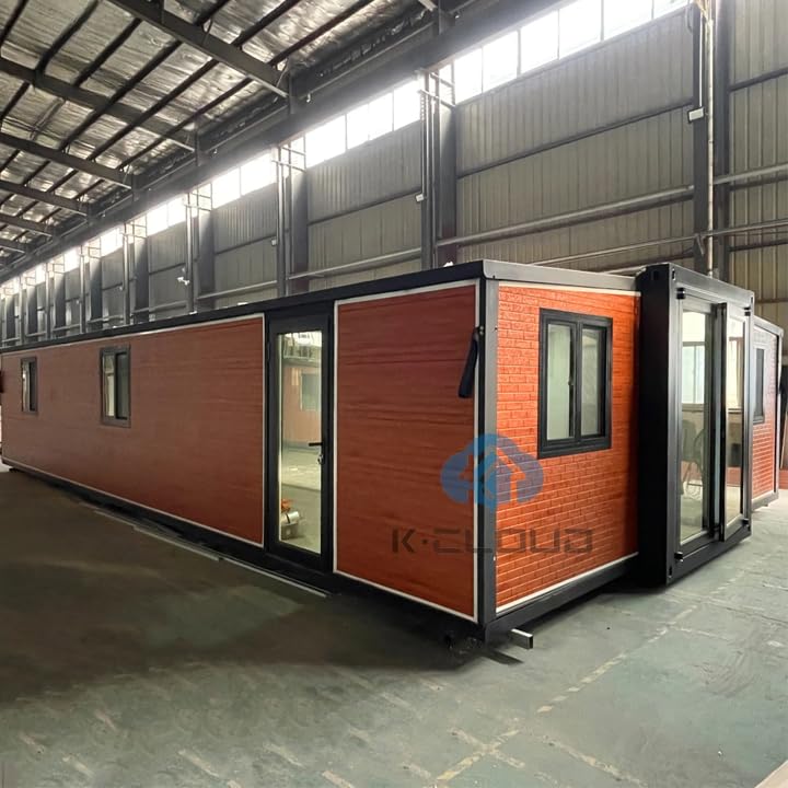 Generic Portable Prefabricated 40 FT Tiny Expandable Container House Standard with ensuite,2 Bedroom Granny Flat- Equipped with 3 Rooms, a Living Room, a Toilet and a Bathroom., Customizable - Image 3
