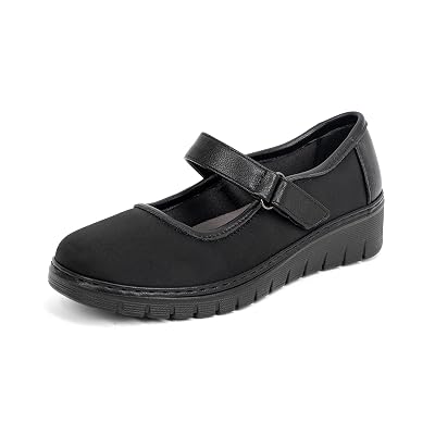 Women&rsquo;s Mary Jane Shoes for Bunions Comfortable Orthotic Dress Shoes Non-Slip Orthopedic Work Shoes