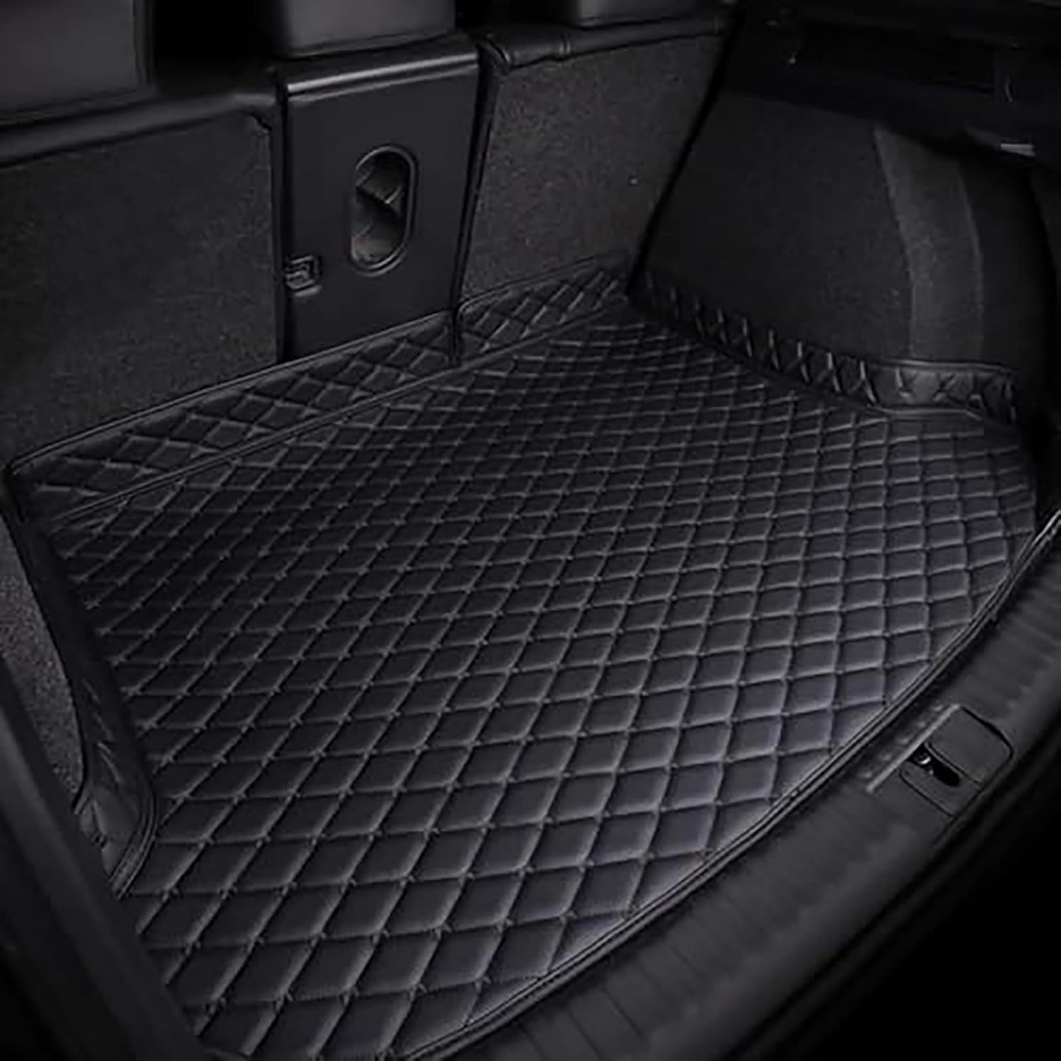 Tappetino Bagagliaio Auto per Mercedes Benz CLE Coupe (C236) 2023-2025, Vasca Baule Auto Impermeabile Protezione Posteriore Baule Tappeto Fodera Bagagli Accessori,A/Black