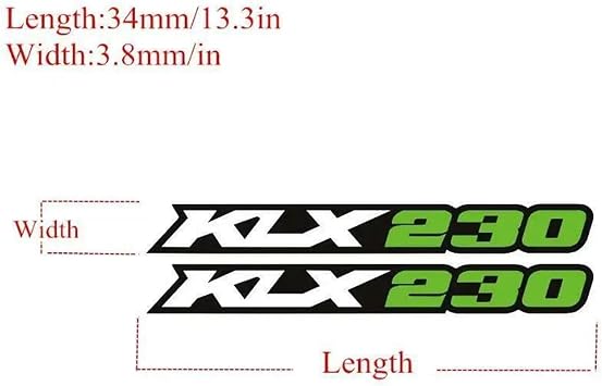 Motorcycle Body Sticker Motorcycle Reflection Decorate Decals for Kawasaki KLX230 KLX230R KLX230S KLX 230 230R 230S Stickers Accessorie(Army Green)