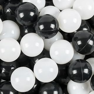 TRENDBOX Ball Pit Balls 100 - Macaron Colors Balls for Ball Pit, Play Tent Baby Playhouse Pool Birthday Party Decoration