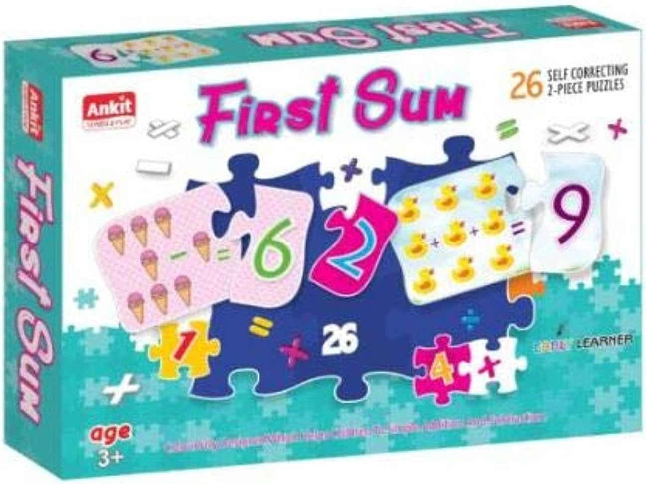 Puzzle For Learn kids Numbers and Sums-Early Learning Numbers
