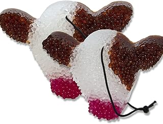 Leather and Lace Scent, 3-Color Cute Cow Face, Scented Freshies 2-Pack, Lone Star Candles, Authentic Aroma of Genuine Leather Mixed with Creamy Vanilla, Air Freshener, Car Freshener