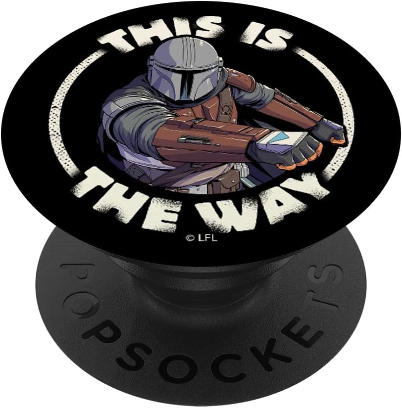 Star Wars The Mandalorian This Is The Way Portrait PopSockets MagSafe PopGrip for iPhone