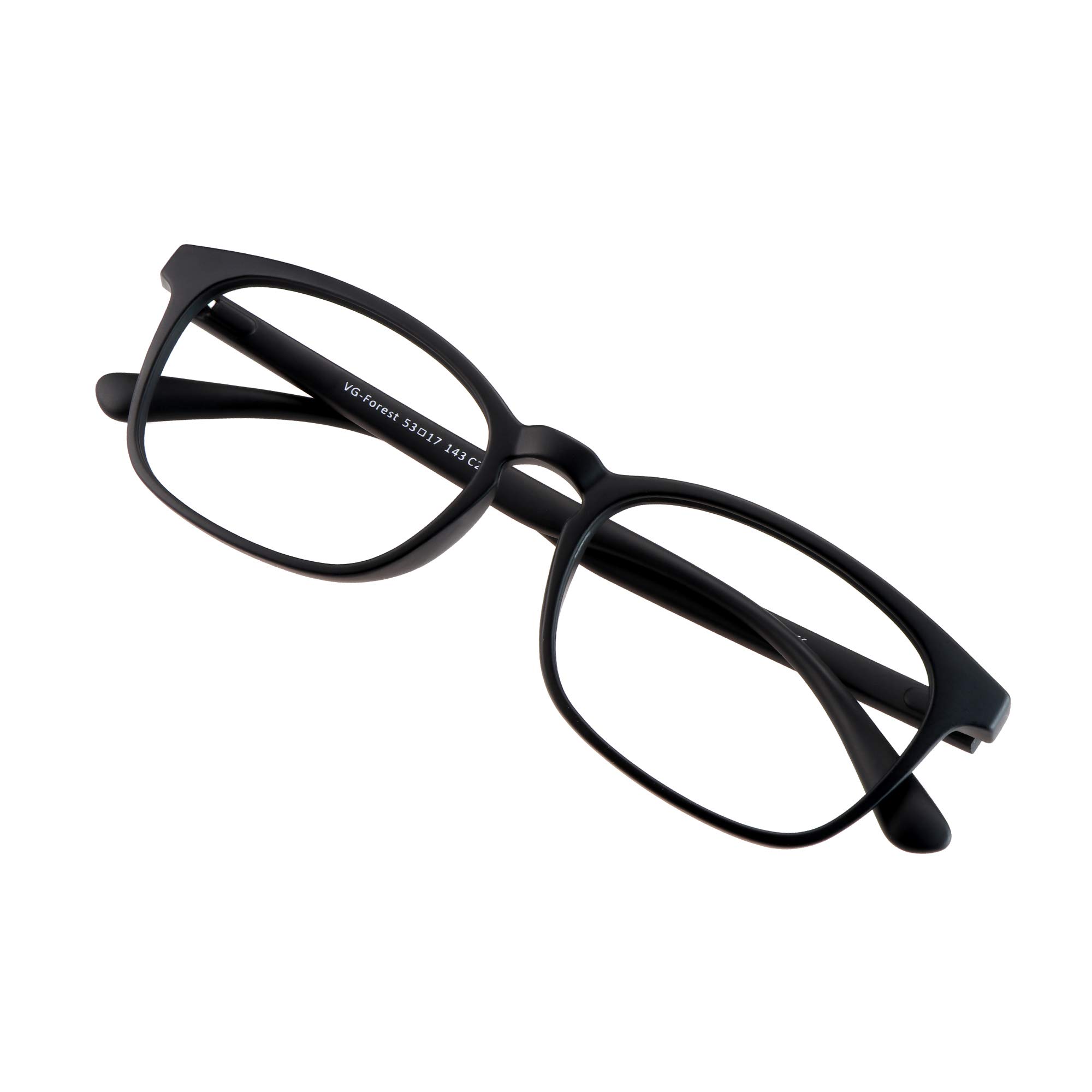 VisionGlobal Blue Light Blocking Glasses for Women/Men, Stylish Square Frame, Anti Eyestrain