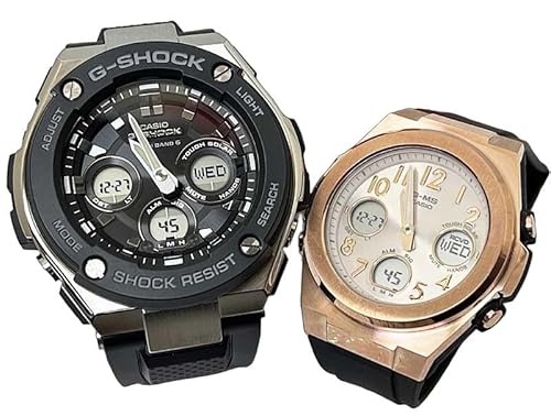 [�J�V�I]CASIO �y�A�E�H�b�` G-SHOCK G�V���b�N BABY-G �x�r�[G �d�g�\�[���[ �����y�A�P�[�X���� 2�{�Z�b�g �A�i�f�W GST-W300-1AJF MSG-W610G-1AJF �r���v[�������K�i]