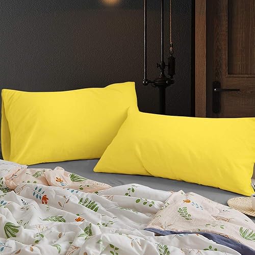 Miniatura 3 de BEDSUM Fundas de almohada de microfibra, ultra suaves y resistentes a las arrugas con cierre de sobre.