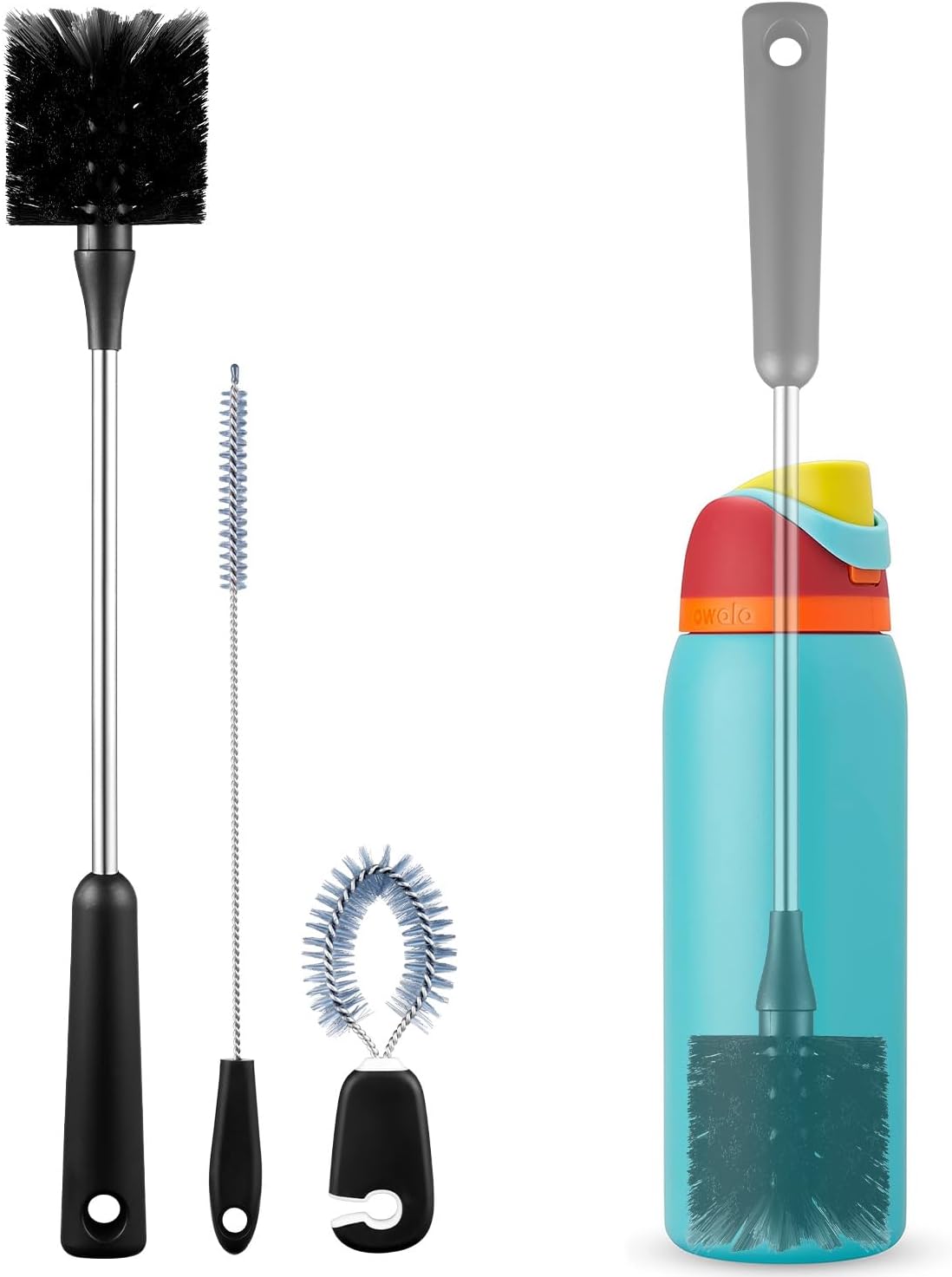 EasyAcc Portable Handheld Fan with low battery reminder lights.