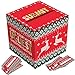 Ugly Sweater Contest Ballot Box and Voting Cards Set For Christmas New Year Party