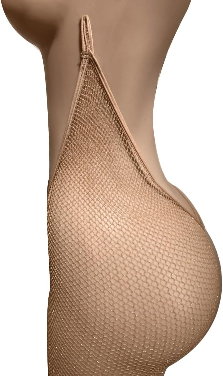 High Side VCUT Carnival Stockings | V-Cut Carnival Fishnet Tights for Black Brown Women | Choose Color