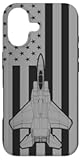 F-15 Eagle Military Jet Fighter Airplane American Flag Case for iPhone 17