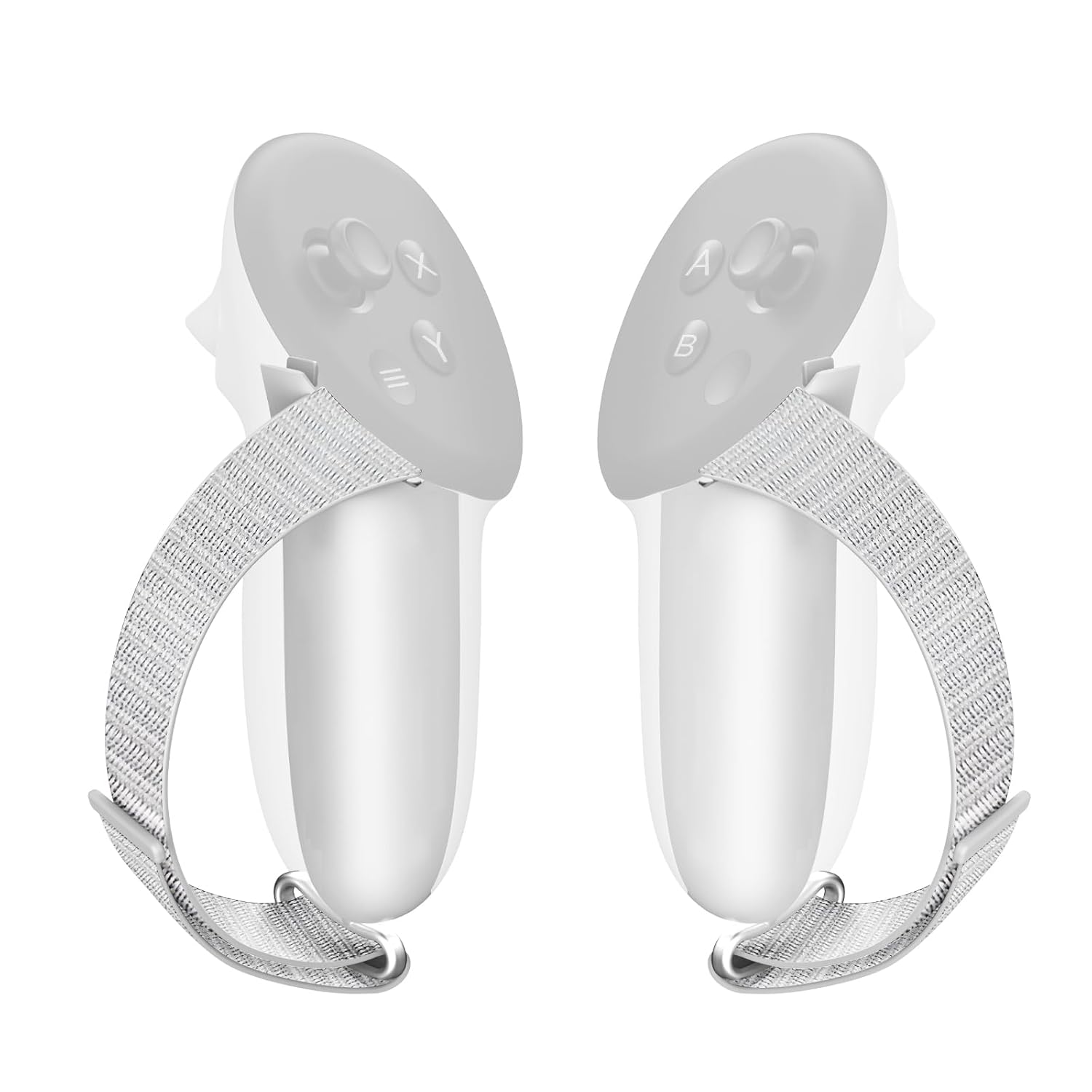 HZLucki Controller Grips Cover Compatible with Meta Quest 3S/Quest 3 Accessories, Adjustable Knuckle Straps Fits Most Hands, Soft Hand Cover for Official Charging Dock Battery - Image 7