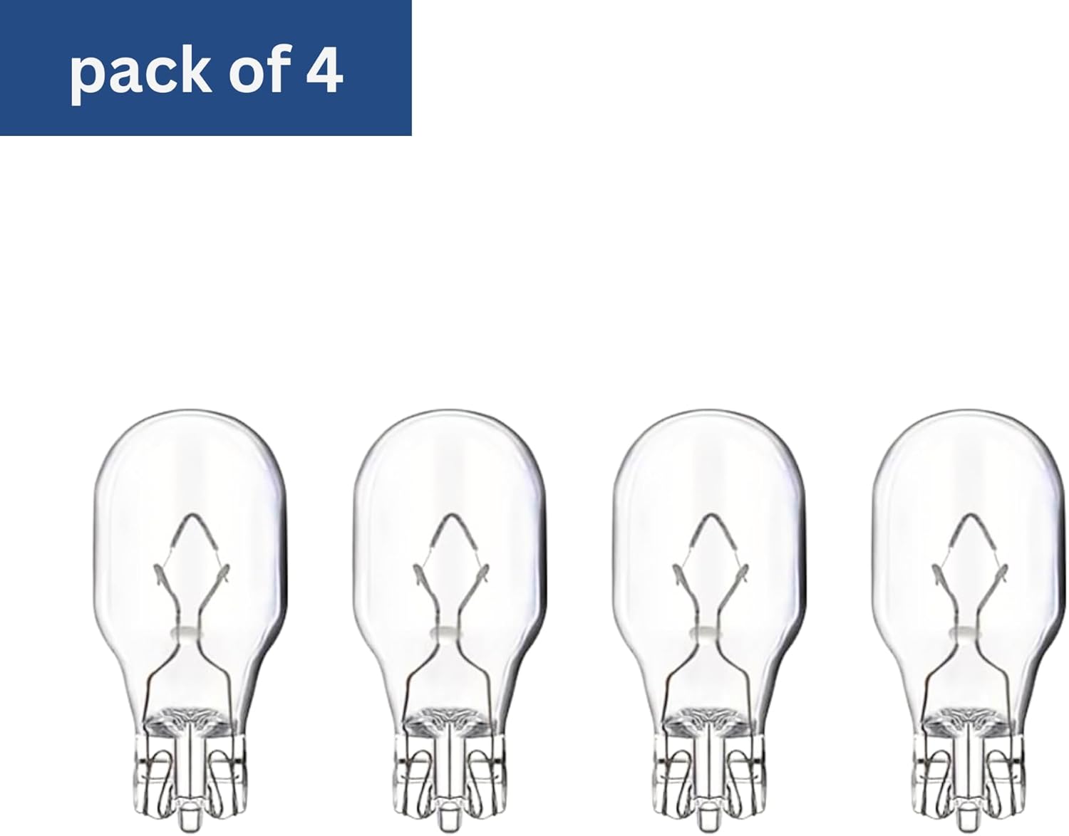 TBE LIGHTING Replacement 18 Watt T5 Wedge Base 12 Volt, Pack of 4 Energy Flashlight Bulbs.