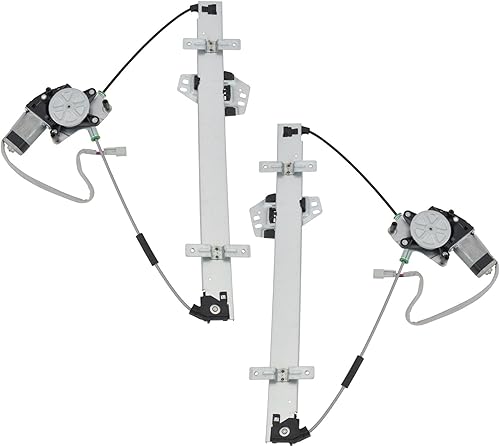 Miniatura 62 de TRQ Juego de regulador de ventana eléctrica delantera y motor compatible con Ford Ranger 1993-2011 1994-2009 Mazda B2300 1998-2001 B2500 1994-2007