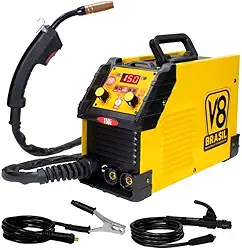 Inversora de solda Multiprocesso 150i para Eletrodo revestido Tig e Mig - 150i - V8 Brasil (220V)