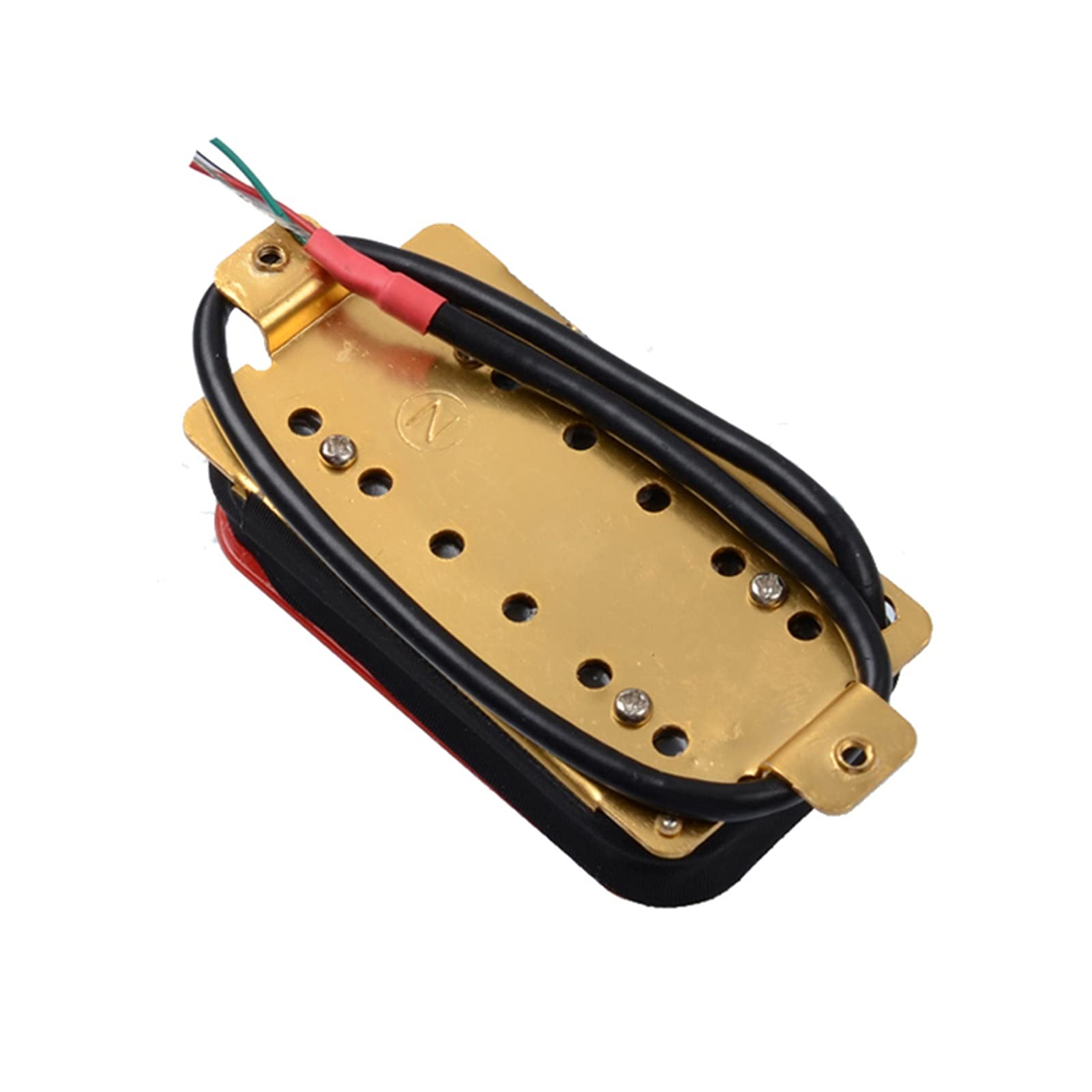 Pastilla de guitarra eléctrica Un Conjunto Ajustable Doble Bobina Eléctrica Recogidas De Guitarra Humbucker Puente Y Piezas De Cuello Pastilla guitarra eléctrica (Color : Green)