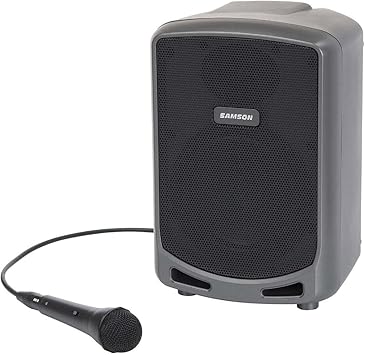 SAMSON Expedition Express Plus 75-Watt Rechargeable Bluetooth Portable Power Amplifier Speaker Wired Mic