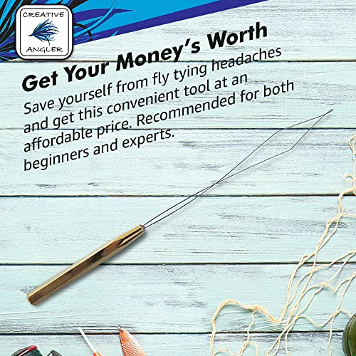 Creative Angler Fly Fishing Tying Bobbin And Wire Threader, Thread Spool Holder Tool (Bobbin & Wire Threader Combo) #TOP1