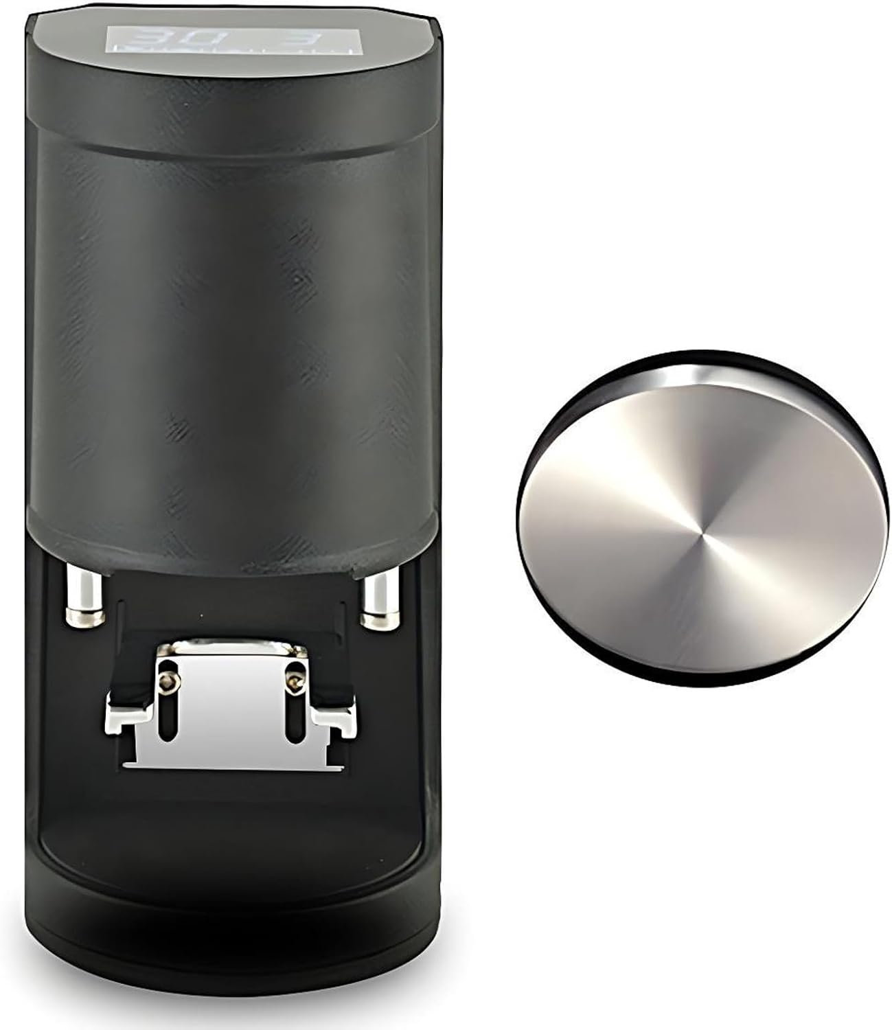 SHAHRYAR Automatic Tamper,Electric Espresso Tamper 58mm,5-30kg(22-66lbs) Pressure Adjustable,Height Adjustable Coffee Tamper,Easy Clean Design for Coffee Shops & Home Use Black-plainweave