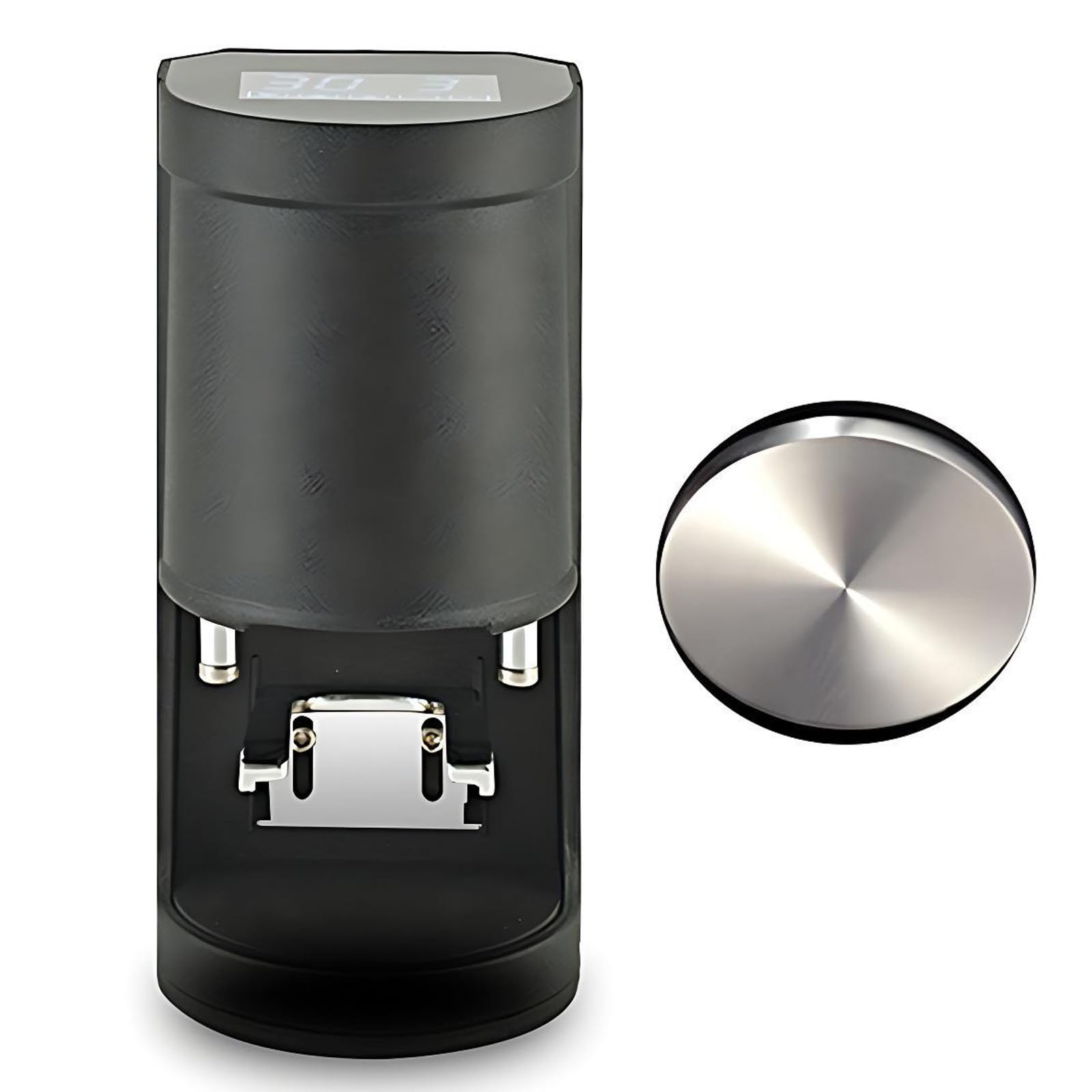 SHAHRYAR Pressino Automatico per caffè con Pressino 58 Mm,Antiaderente Professionale, Pressino Elettrico Professionale,Pressino per caffè Espresso Professionale Black-plainweave