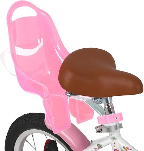 Miniatura 39 de Joystar - Little Daisy - Bicicleta infantil, unisex, para niños de 2 a 7 años, de 12, 14 y 16 pulgadas, con asiento para muñeca, serpentinas