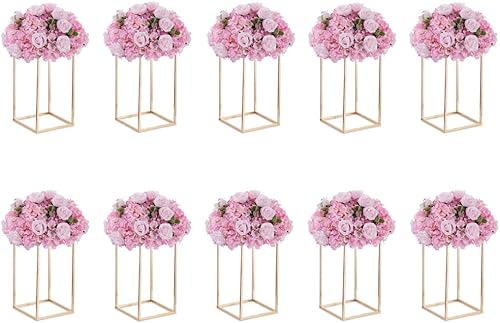 Miniatura 8 de Soporte de pedestal negro para plantas, 2 piezas, soporte de metal para plantas, soporte de flores de 15.75 pulgadas de alto, soporte para flores,