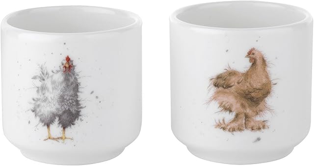 Portmeirion Home & Gifts Egg Cups S/2 (Chickens)