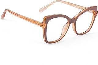 PERKEY Cat Eye Blue Cut Light Blocking Computer Eyeglasses for Women Price In India