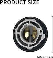 Vista 2 de 2 bombillas 1157 Socket 2357 luz de freno señal de giro soporte de luz trasera luz trasera arnés de cableado, bombilla LED enchufe base enchufe