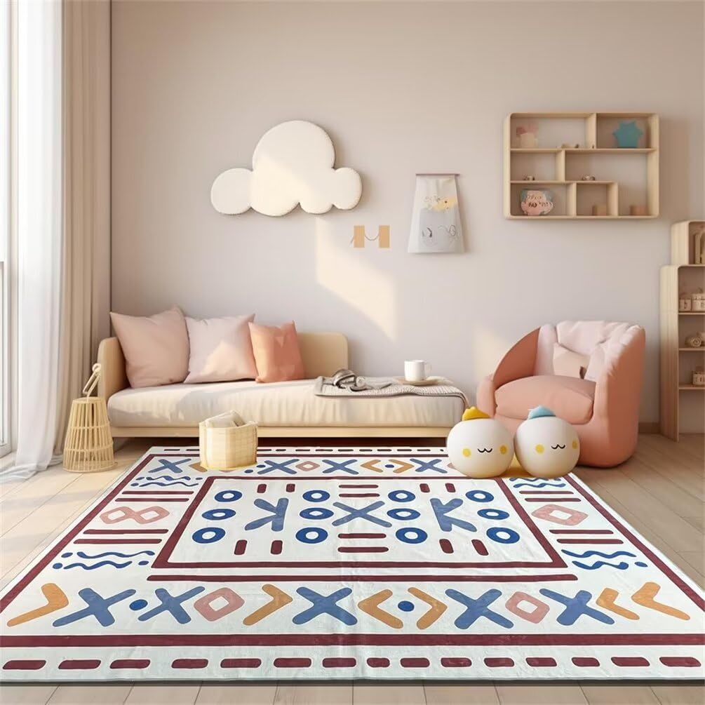 Tapis enfant lavable en machine pour éliminer facilement les taches tenaces