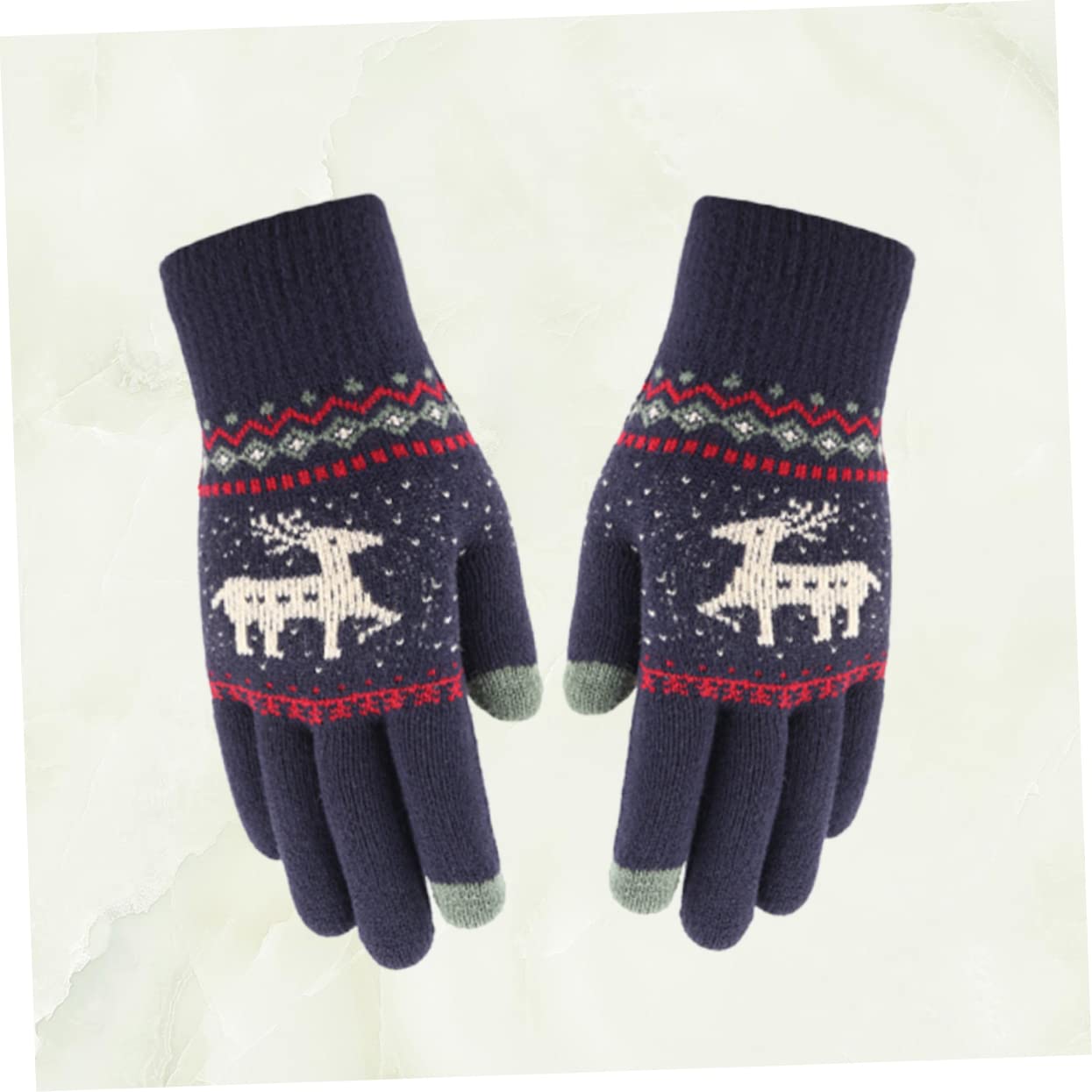 GALPADA 3 Pares Guantes gruesos guantes de punto para de punto para hombre deportivos accesorios de Mitones de dedo para pantalla táctil