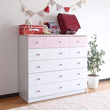 Amazon Co Jp タンス おしゃれ 洋服ダンス チェスト 5段 幅90 ピンク ホワイト ホーム キッチン Amazon Co Jp タンス おしゃれ 洋服ダンス チェスト 5段 幅90 ピンク ホワイト ホーム キッチン