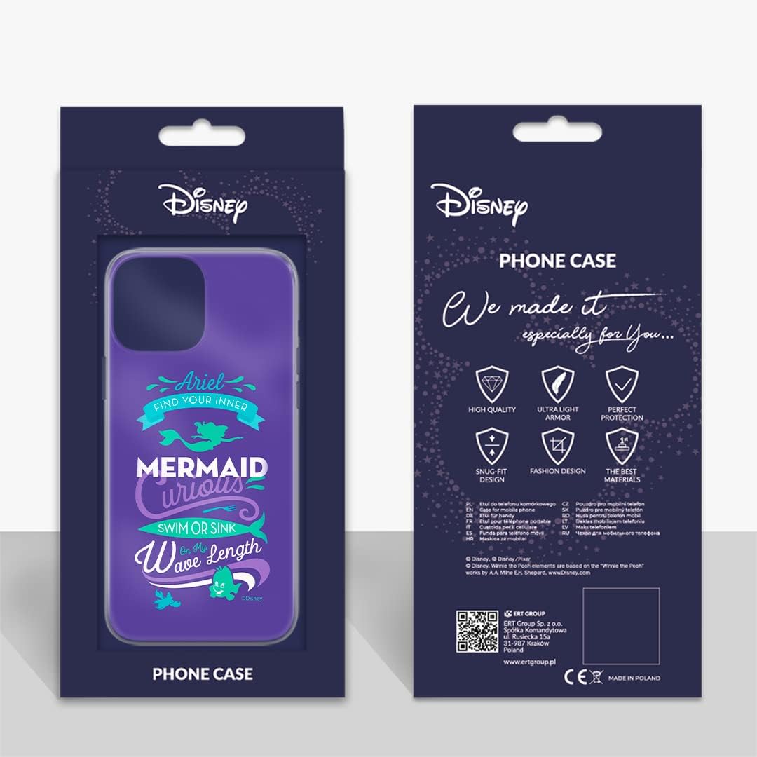 ERT GROUP Mobile Phone case for Samsung A53 5G Original and Officially Licensed Disney Pattern Ariel 002 optimally adapted to The Shape of The Mobile Phone, case Made of TPU
