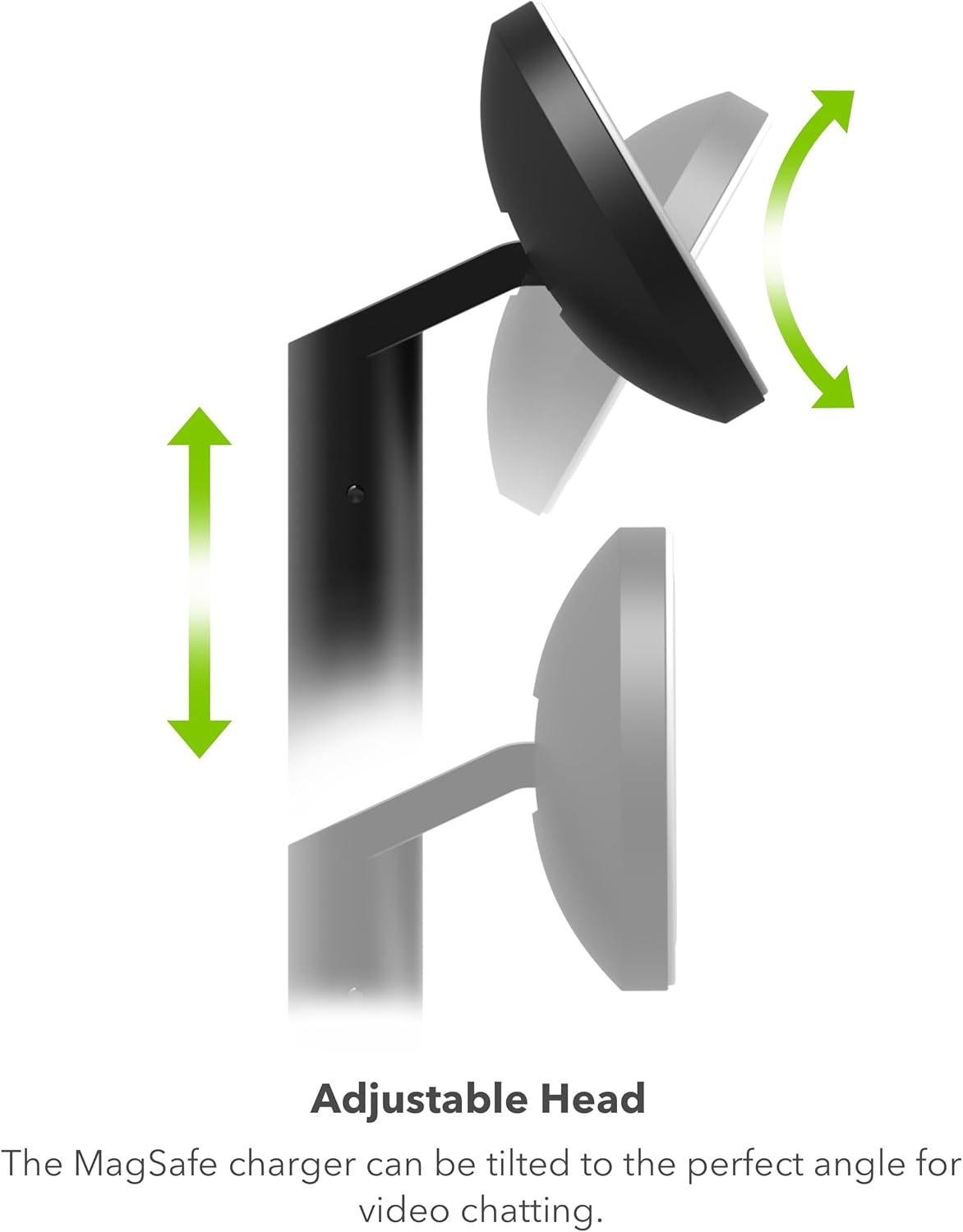 Mophie MagSafe 3-in-1 Wireless Charging Stand - Extendable & Fast Charging for iPhone 17/16/15/14/13/12, Apple Watch, AirPods | Sleek Design, Qi & MFi Certified