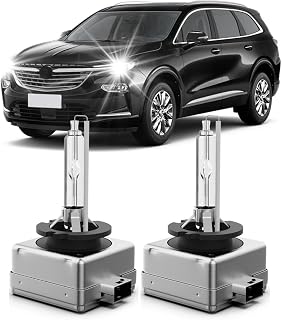For 2013 2014 2015 2016 2017 2018 Buick Enclave Xenon Lights Bulbs, 35W 6000LM 400% Brightness, 6000K Cool White Xenon Lights, Plug And Play, 2-Pack