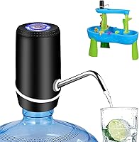 Beyio Electric 5 Gallon Water Pump Dispenser - USB Rechargeable, Portable for Home Office Camping, Fast 1.5L/Min Flow, One-Button Auto Shutoff