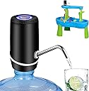 Water Dispenser for 5 Gallon Bottle, Electric Water Pump for 5 Gallon Jug with Switch and USB Charging, Portable Automatic Water Jug Dispenser for Camping, Travel, Home, Kitchen, Office