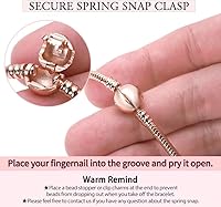 Vista 4 de MICOO Pulsera de plata de ley 925 con dije de mariposa y cadena de serpiente, pulsera contra el mal de ojo con circonitas cúbicas 5A para mujer