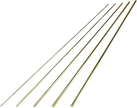 Brass Wire 1mm 1.5mm 2mm 2.5mm 3mm Length 250mm Convenient 5-Piece Set (Hobby Plastic Model DIY) MSW5S
