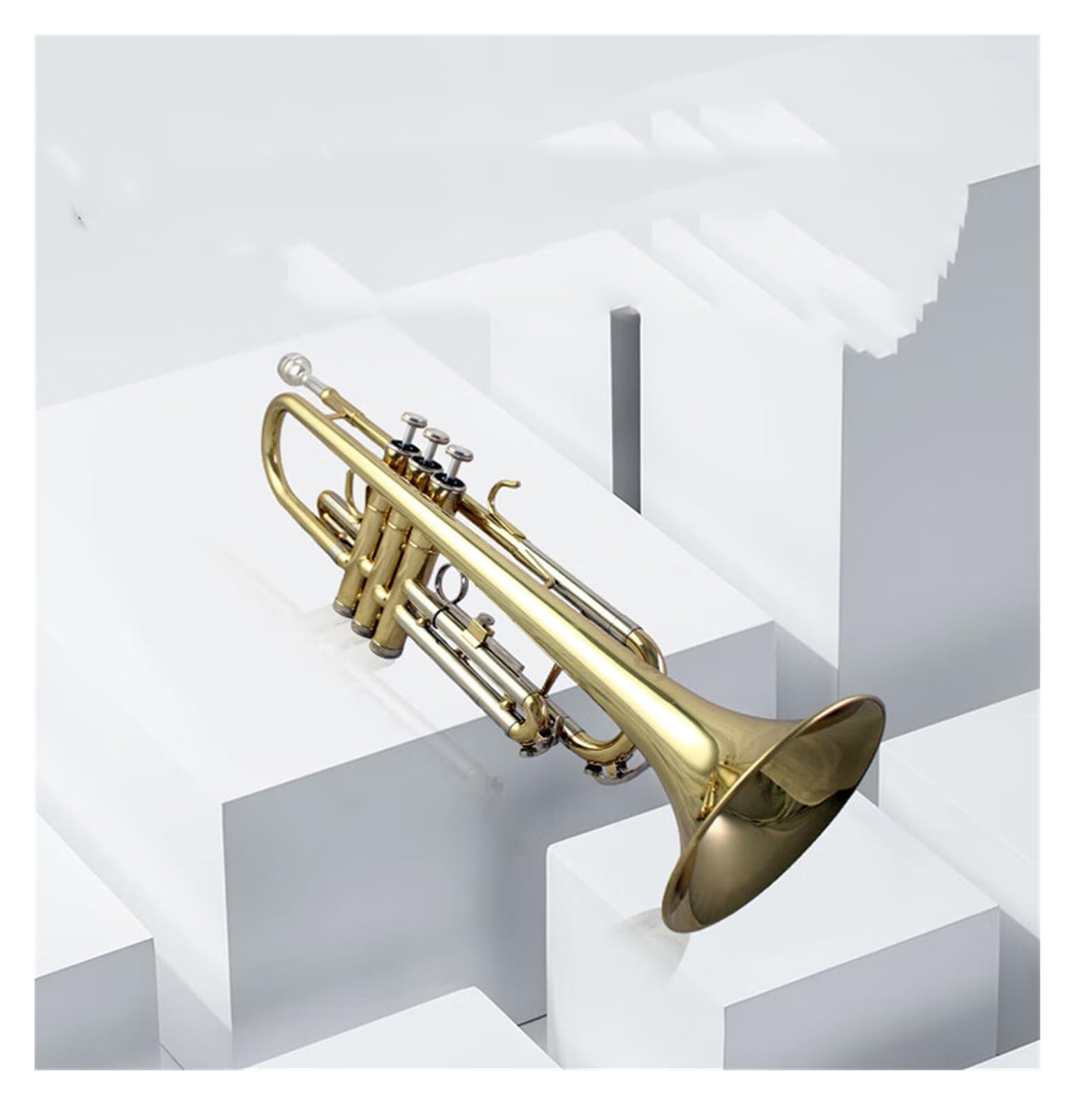 trąbka instrument Trąbka B Instrument dęty blaszany dla początkujących test wydajności na poziomie podstawowym zachodni instrument dęty