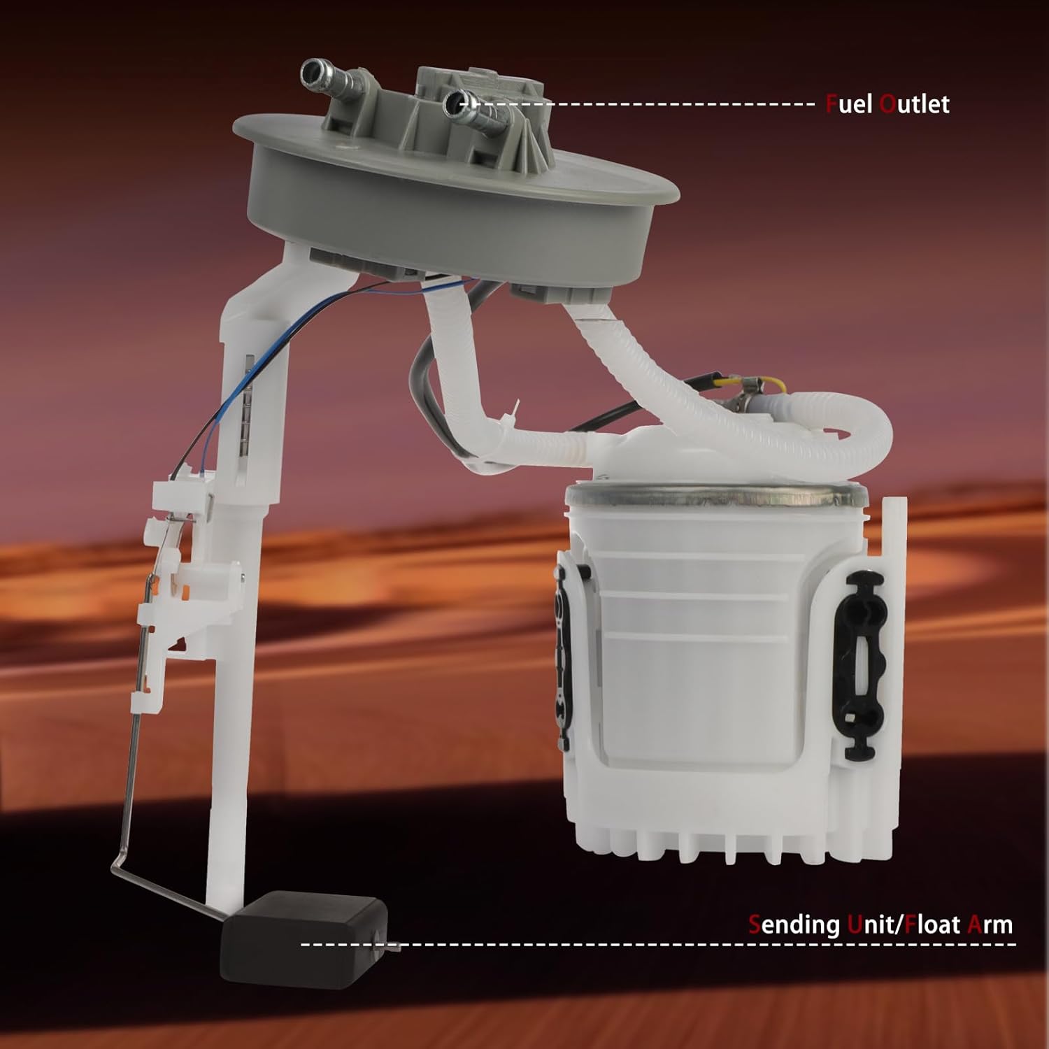 E8366M Electric Fuel Pump Fit for VW for Cabrio 2.0L 97-02 for Golf 2.0L 93-99 for Jetta 2.0L 93-99 for Passat 2.0L 95-96 Replace Fuel Pump Assembly