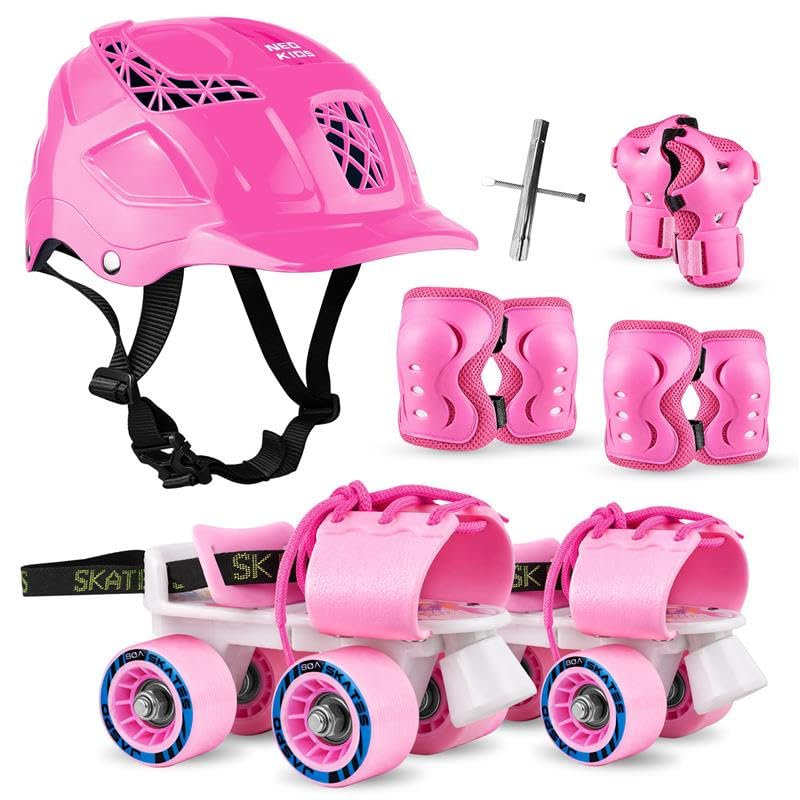 Jaspo Insane For Girls Adjustable Roller Skates Suitable For Age Group (Upto 5 Years) (Junior Insane Girls) Color-Pink - Speed Wheel-image-13