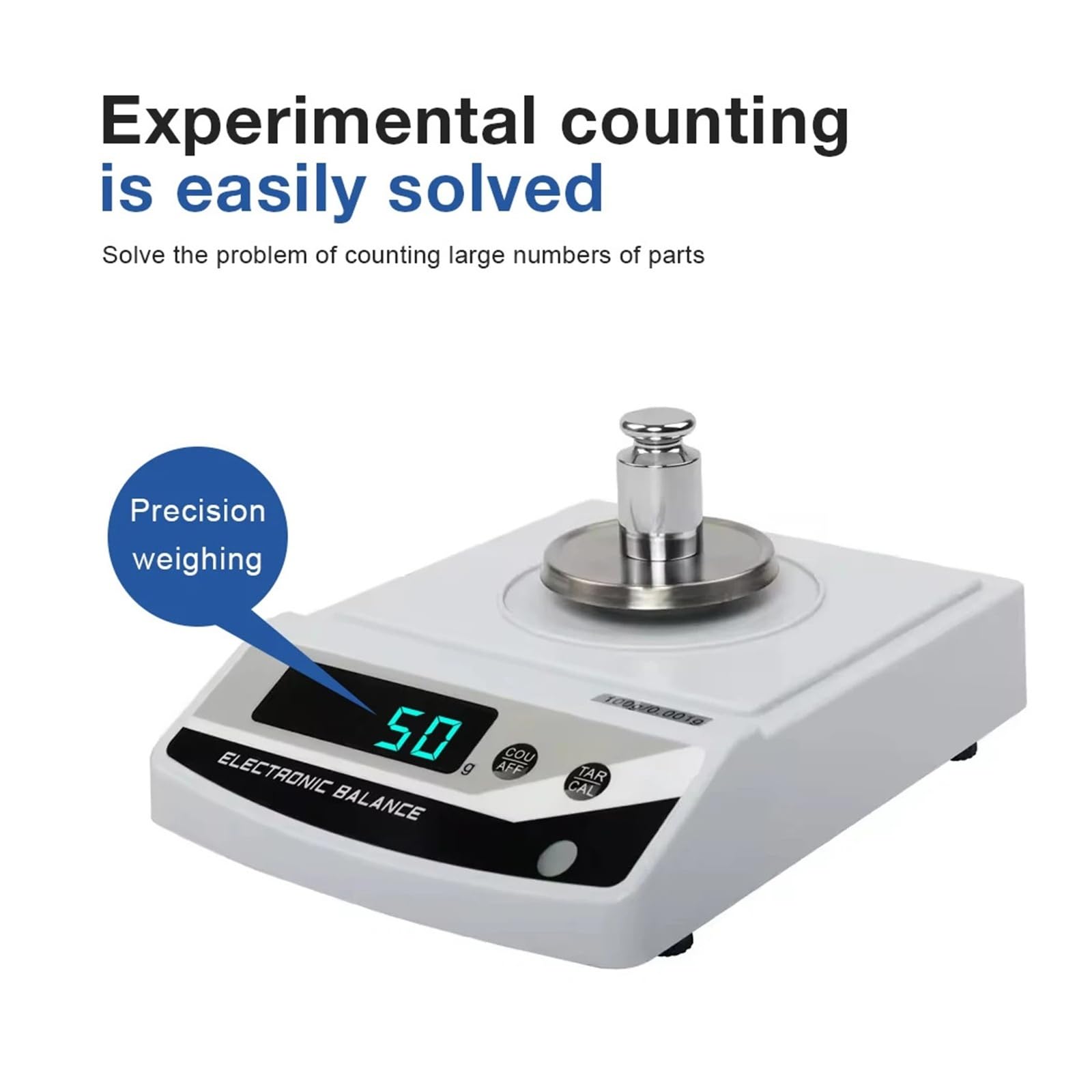Digitale Anzeigewaage, Analysewaage, 300 g/0,01 g, 100 g/0,001 g, 600 g/0,01 g, 2 kg/0,01 g, mit winddichter Abdeckung Schnelle Reaktion(100g 0.001g)