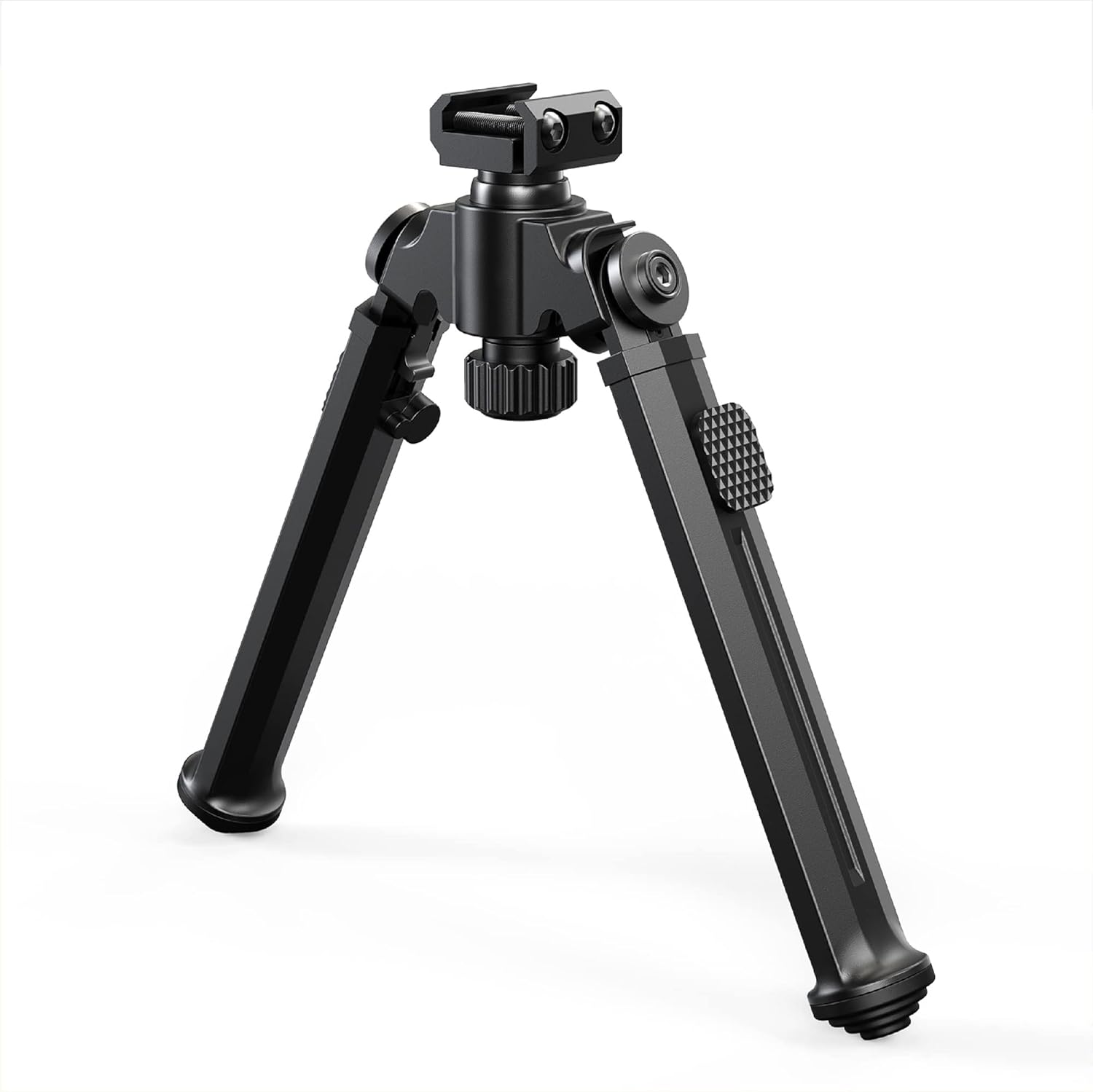 Rifle Bipod Picatinny Rail Bipod with 360°Swivel or Fixed Adapter, Easy Carry