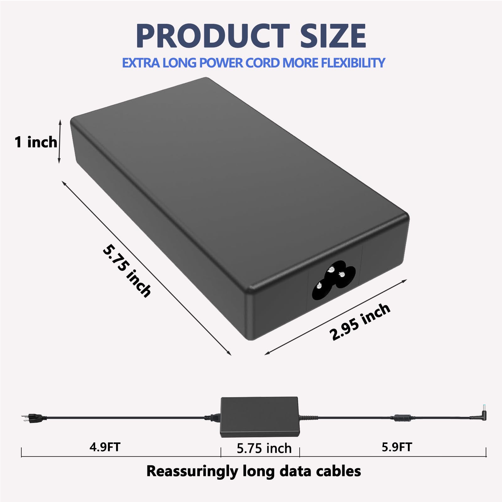 Alimentatore per computer portatile 120 W AC adatto per HP USB-C Dock G5 USB-C/A Universal Dock G2 5TW13AA Envy 15 17 Series Omen 15-5000 5100 5200 710415-001 L41856-001 Adattatore di alimentazione