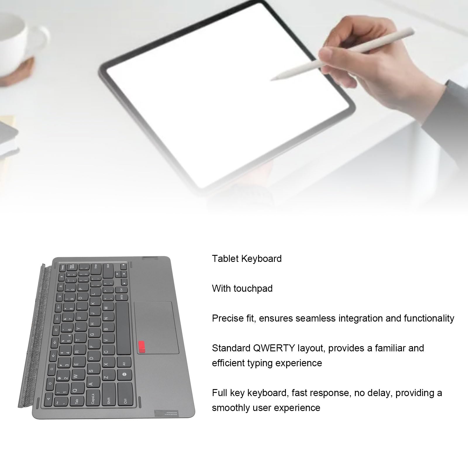 Clavier de Tablette, Clavier Portable avec pavé Tactile pour Xiaoxin Pad Pro 2020 2021 11,5 Pouces J7016-1 P11 Tablet, Construit dans Une Batterie de 250 MAh au Lithium
