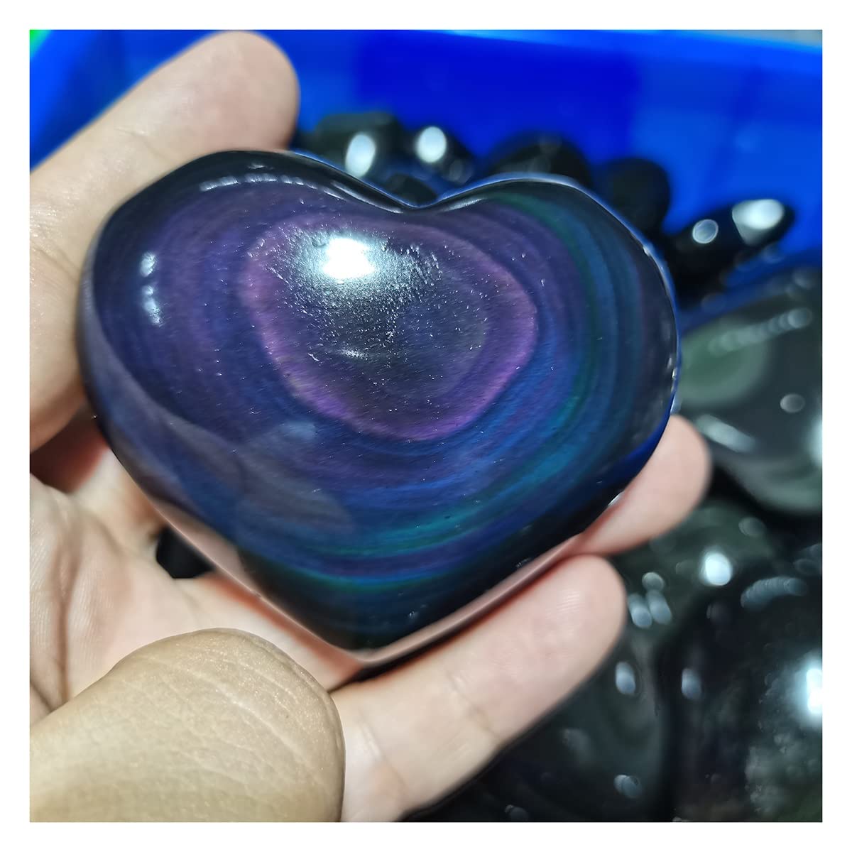 Cuarzo cristales en forma de corazón de alta pureza mineral para coleccionistas
