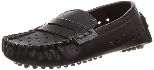 HOPPIPOLA Boys Black Loafers-29 (LF-10-1)